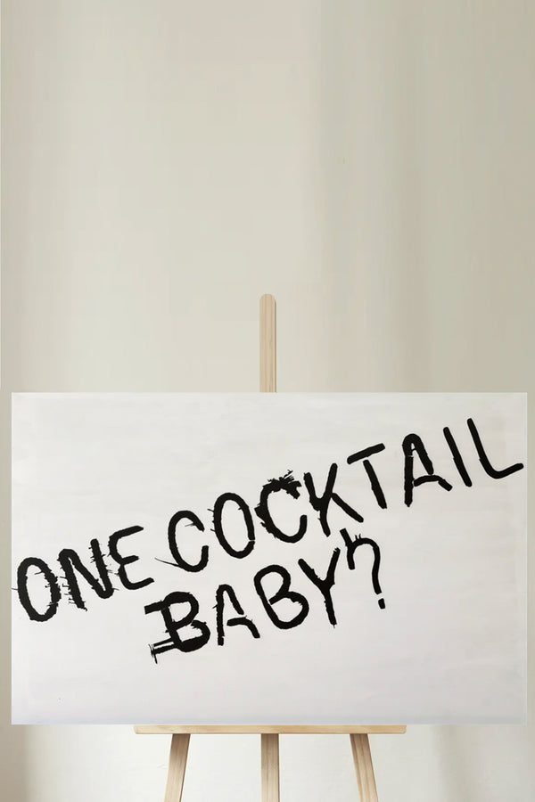 One Cocktail Baby? (White)