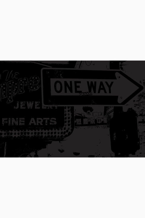 Fine arts, one way (noir)